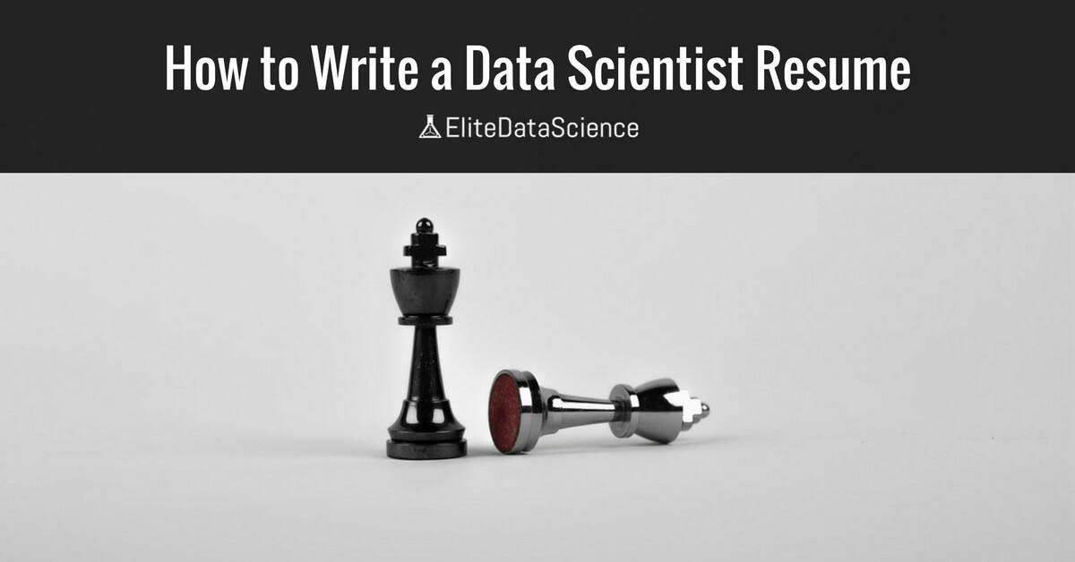 how to write the perfect data scientist resume